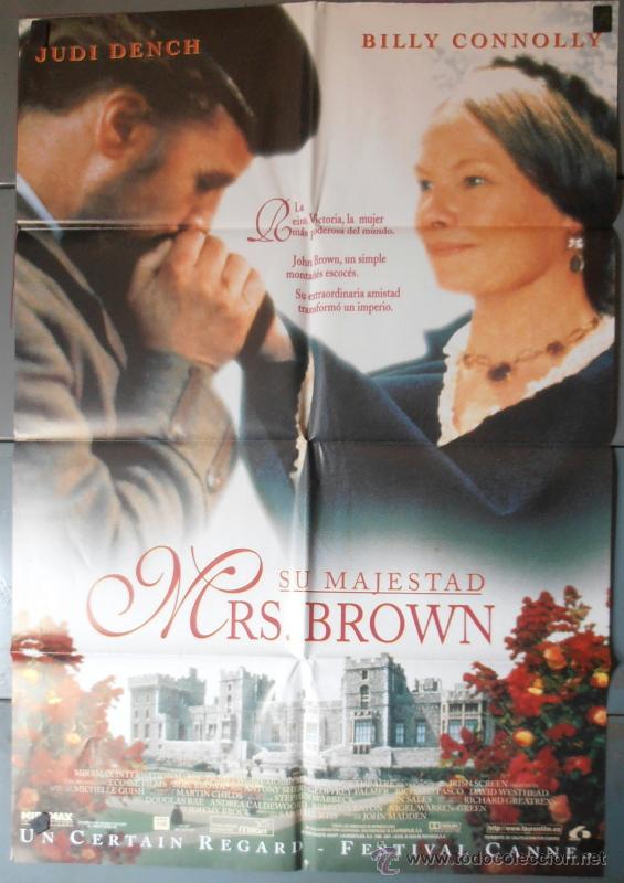 Cinema: SU MAJESTAD MRS. BROWN, CARTEL DE CINE ORIGINAL 70x100 APROX (5473)