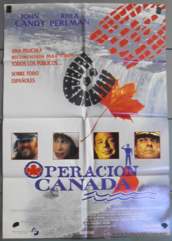 Cinema: OPERACI&Oacute;N CANADA, CARTEL DE CINE ORIGINAL 70x100 APROX (5960)
