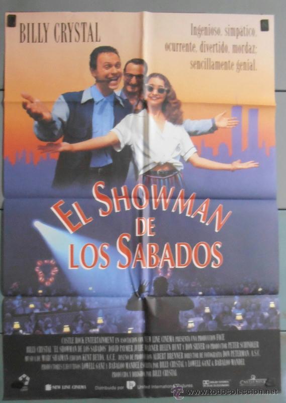 Cinema: EL SHOWMAN DE LOS SABADOS, CARTEL DE CINE ORIGINAL 70x100 APROX (5964)