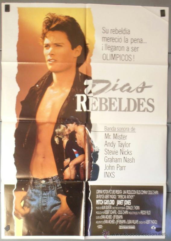 Cine: DIAS REBELDES, CARTEL DE CINE ORIGINAL 70x100 APROX (6138)