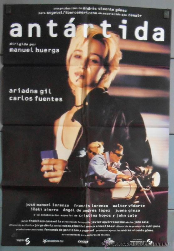 Cine: ANTARTIDA,ARIADNA GIL CARTEL DE CINE ORIGINAL 70x100 APROX (6199)