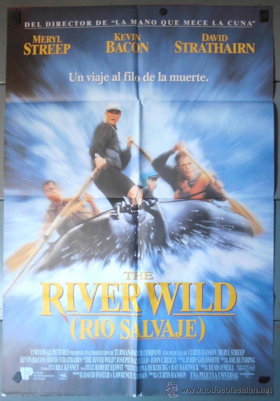 Cinema: THE RIVER WILD,MERYL STREEP CARTEL DE CINE ORIGINAL 70x100 APROX (7231)