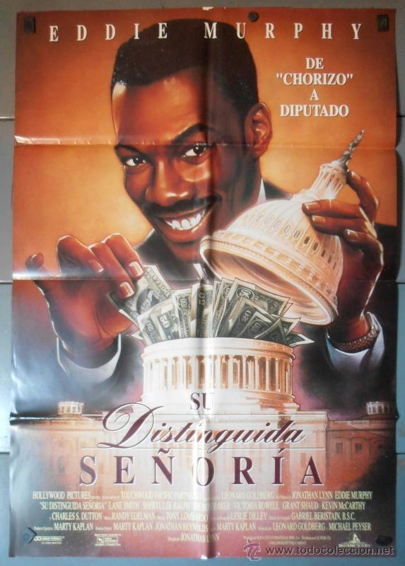 Cinema: SU DISTINGUIDA SE&Ntilde;ORIA, CARTEL DE CINE ORIGINAL 70x100 APROX (7239)