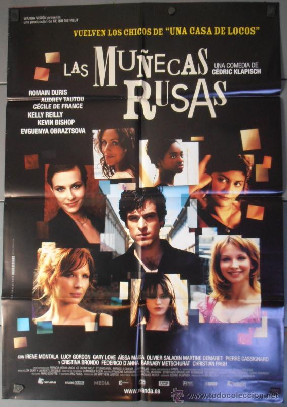 Cinema: LAS MU&Ntilde;ECAS RUSAS, CARTEL DE CINE ORIGINAL 70x100 APROX (7962)