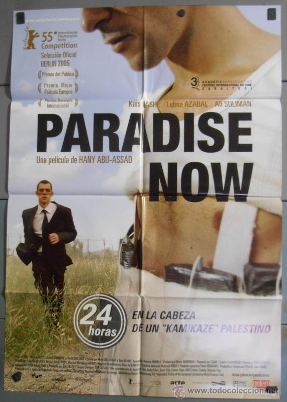 Cine: PARADISE NOW, CARTEL DE CINE ORIGINAL 70x100 APROX (8029)