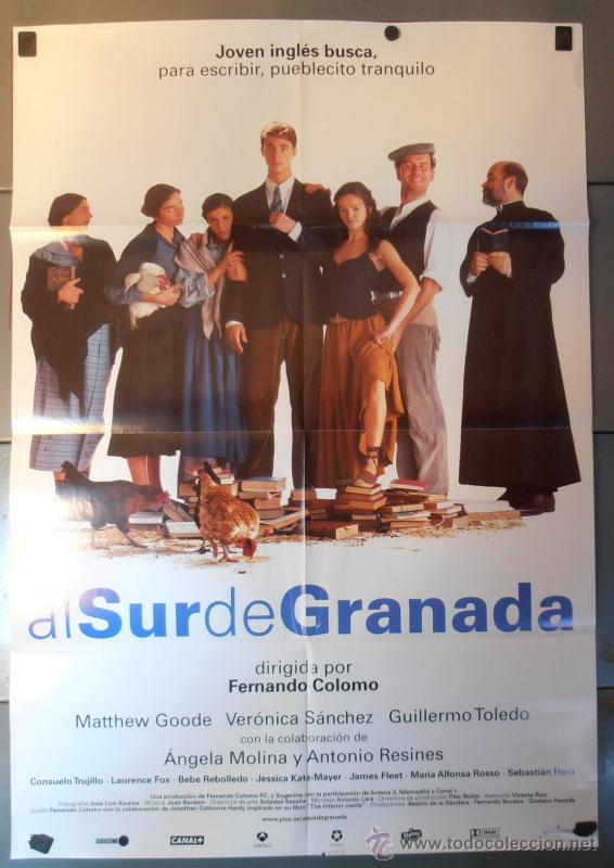 Cinema: AL SUR DE GRANADA, CARTEL DE CINE ORIGINAL 70x100 APROX (10259)
