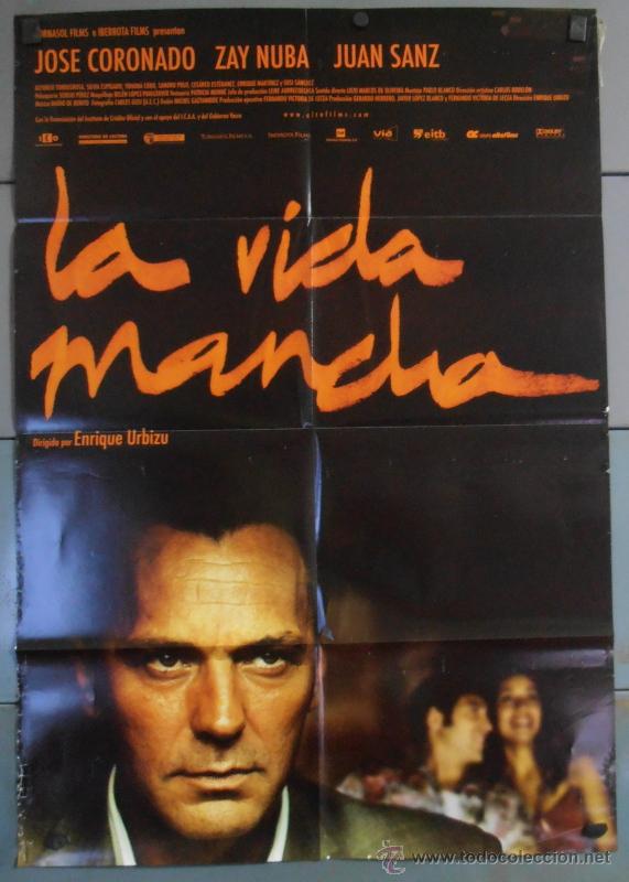 Cine: LA VIDA MANDA, CARTEL DE CINE ORIGINAL 70x100 APROX (10282)