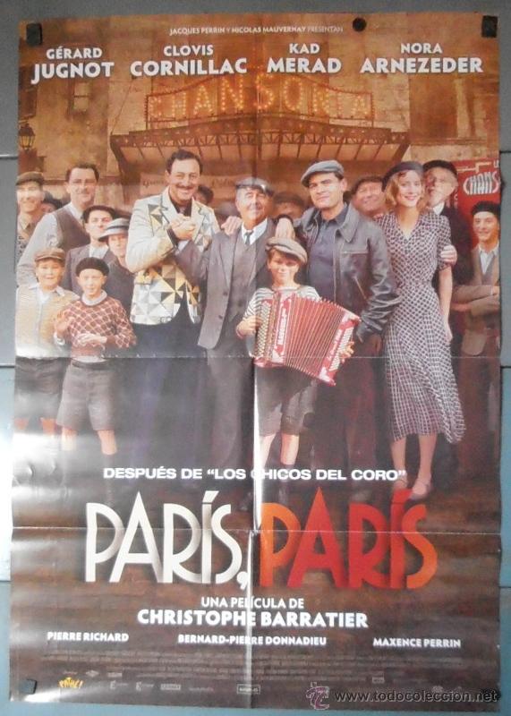 Cinema: PAR&Iacute;S, PAR&Iacute;S, CARTEL DE CINE ORIGINAL 70x100 APROX (10584)