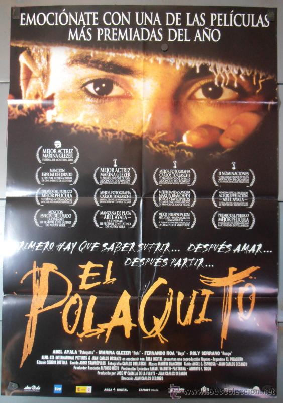 Cine: EL POLAQUITO, CARTEL DE CINE ORIGINAL 70x100 APROX (9740)