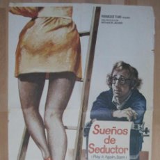 Cine: CARTEL CINE, SUEÑOS DE SEDUCTOR, WOODY ALLEN, DIANE KEATON, 1972, MAD, C174