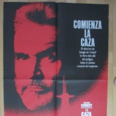 Cine: CARTEL CINE, LA CAZA DEL OCTUBRE ROJO, SEAN CONNERY, 1990, C177. Lote 46194363