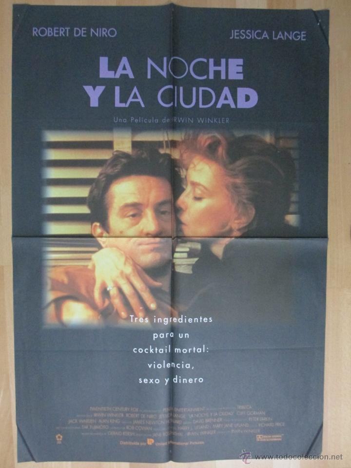 Cinema: CARTEL CINE, LA NOCHE Y LA CIUDAD, ROBERT DE NIRO, JESSICA LANGE, C194