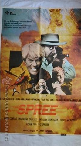 Cine: P&Oacute;STER ORIGINAL  SPREE (1979) - Foto 1