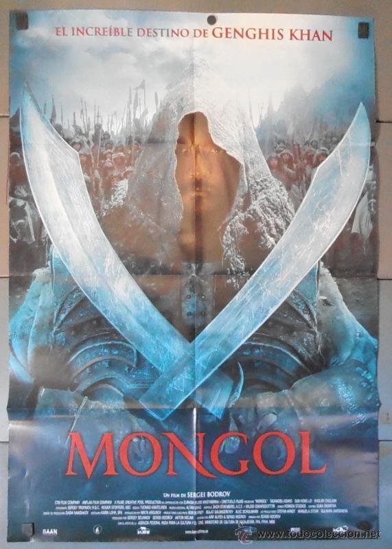 Cinema: MONGOL, CARTEL DE CINE ORIGINAL 70x100 APROX (10881)