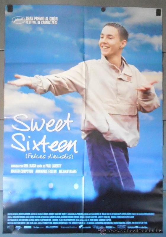 Cine: SWEET SIXTEEN, CARTEL DE CINE ORIGINAL 70x100 APROX (10917)