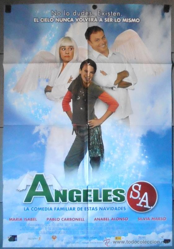 Cinema: &Aacute;NGELES S.A., CARTEL DE CINE ORIGINAL 70x100 APROX (11267)