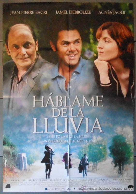 Cinema: H&Aacute;BLAME DE LA LLUVIA, CARTEL DE CINE ORIGINAL 70x100 APROX (11330)