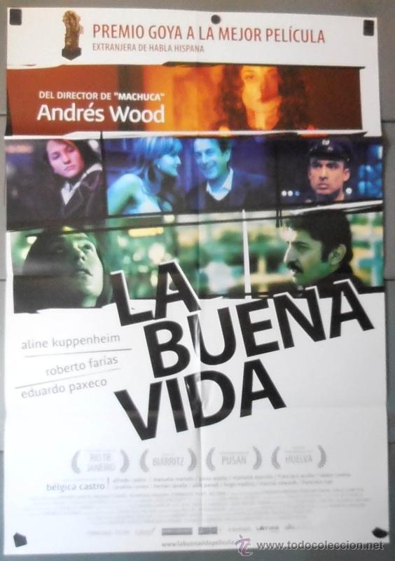 Cine: LA BUENA VIDA, CARTEL DE CINE ORIGINAL 70x100 APROX (11484)