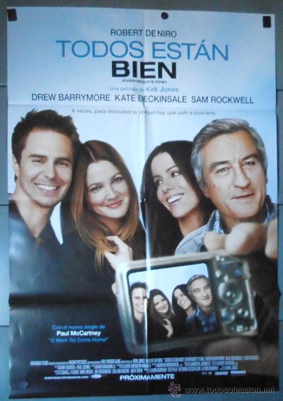 Cinema: TODOS EST&Aacute;N BIEN, CARTEL DE CINE ORIGINAL 70x100 APROX (11583)