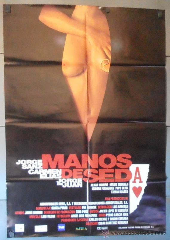 Cine: MANOS DE SEDA, CARTEL DE CINE ORIGINAL 70x100 APROX (11672)