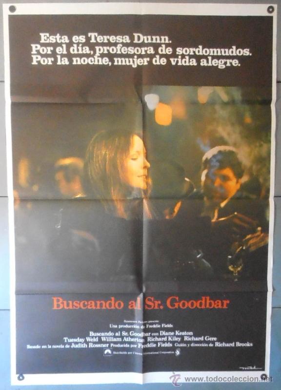 Cin&eacute;ma: (11882)BUSCANDO AL SR. GOODBAR, CARTEL DE CINE ORIGINAL 70x100 APROX,CONSERVACION,VER FOTO