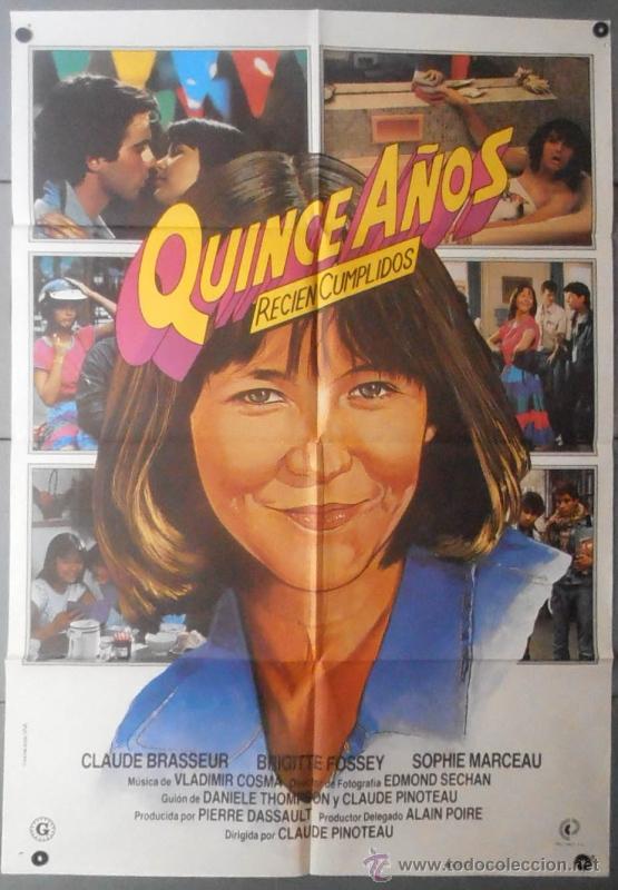 Cinema: (11964)15 A&Ntilde;OS RECI&Eacute;N CUMPLIDOS, CARTEL DE CINE ORIGINAL 70x100 APROX,CONSERVACION,VER FOTO