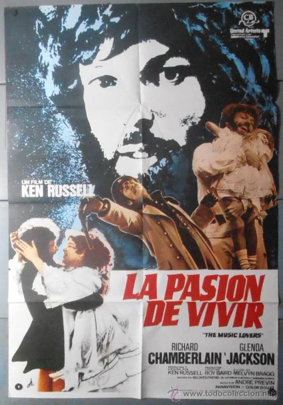Cin&eacute;ma: (12061)LA PASI&Oacute;N DE VIVIR, CARTEL DE CINE ORIGINAL 70x100 APROX,CONSERVACION,VER FOTO