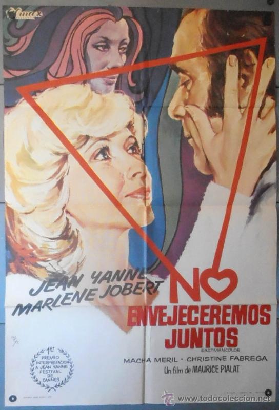 Cinema: (12262)NO ENVEJECEREMOS JUNTOS, CARTEL DE CINE ORIGINAL 70x100 APROX,CONSERVACION,VER FOTO