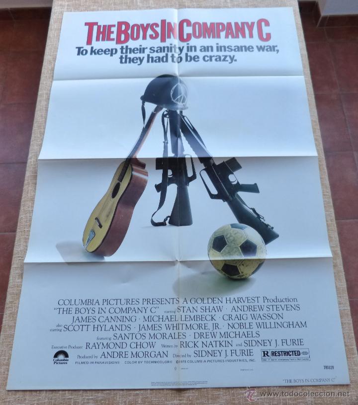 Cinema: The Boys in Company C P&oacute;ster original de la pel&iacute;cula, Original, Doblado, a&ntilde;o 1978, Hecho en U.S.A.
