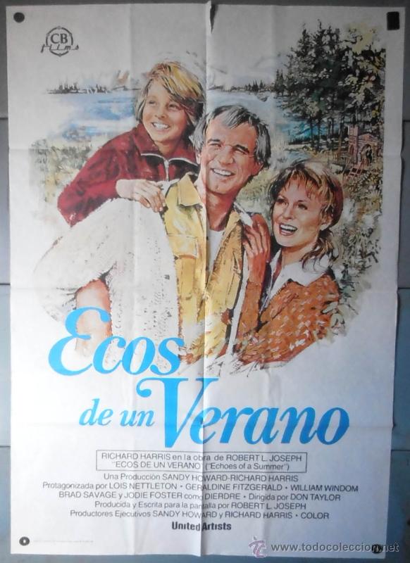 Cinema: (12497)ECOS DE UN VERANO, CARTEL DE CINE ORIGINAL 70x100 APROX,CONSERVACION,VER FOTO