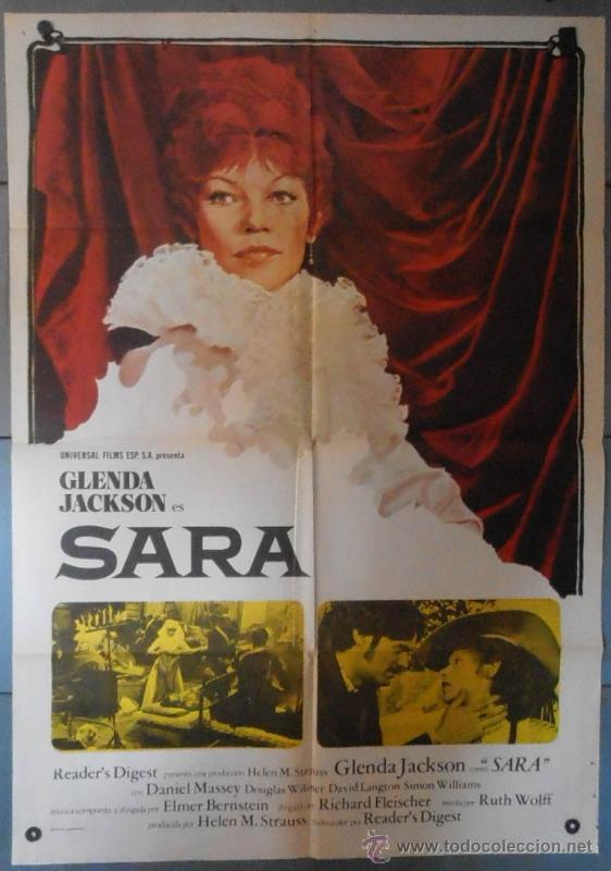 Cin&eacute;ma: (12636)SARA, CARTEL DE CINE ORIGINAL 70x100 APROX,CONSERVACION,VER FOTO