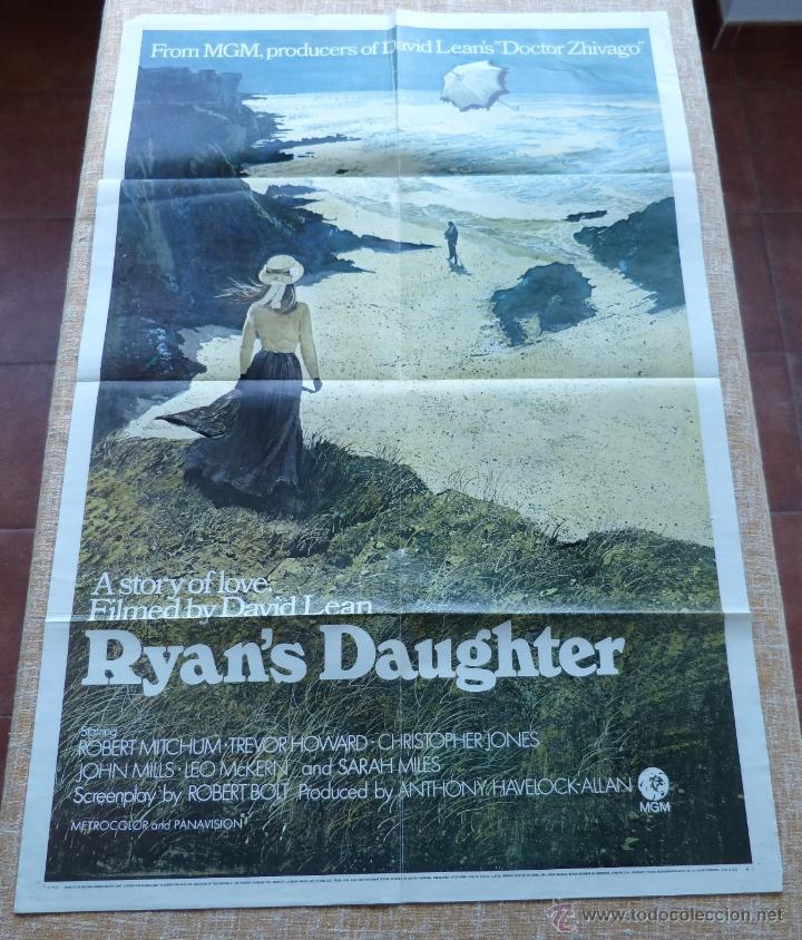Cinema: Ryan&acute;s Daughter P&oacute;ster original de la pel&iacute;cula, Estilo A, Original, Doblado, a&ntilde;o 1970, Hecho en USA