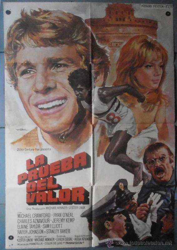 Cin&eacute;ma: (12056)LA PRUEBA DEL VALOR, CARTEL DE CINE ORIGINAL 70x100 APROX,CONSERVACION:VER FOTO
