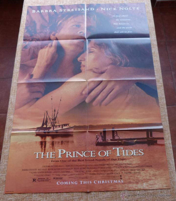 Kino: The Prince of Tides P&oacute;ster original de la pel&iacute;cula, Doblado, a&ntilde;o 1991, Doble Cara, Advance, U.S.A.