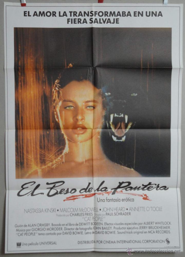 Cine: EL BESO DE LA PANTERA POSTER - Foto 1
