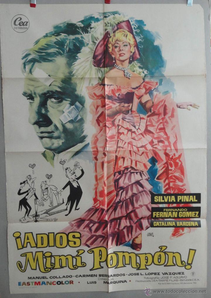 Cinema: ADIOS MIMI POMPON MARSILLAC  SILVIA PINAL POSTER