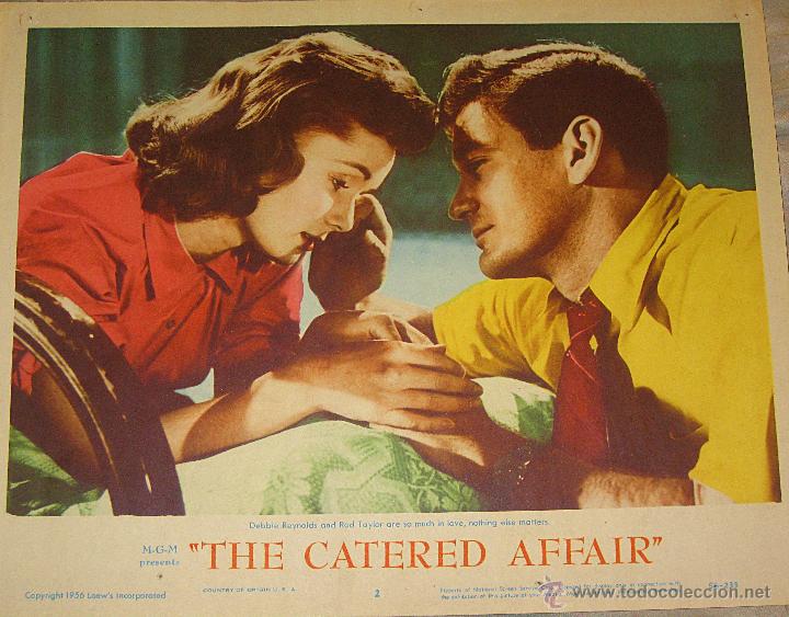 Cinema: The catered affair lobby card original de Estados Unidos Banquete de bodas 1956 Rod Taylor