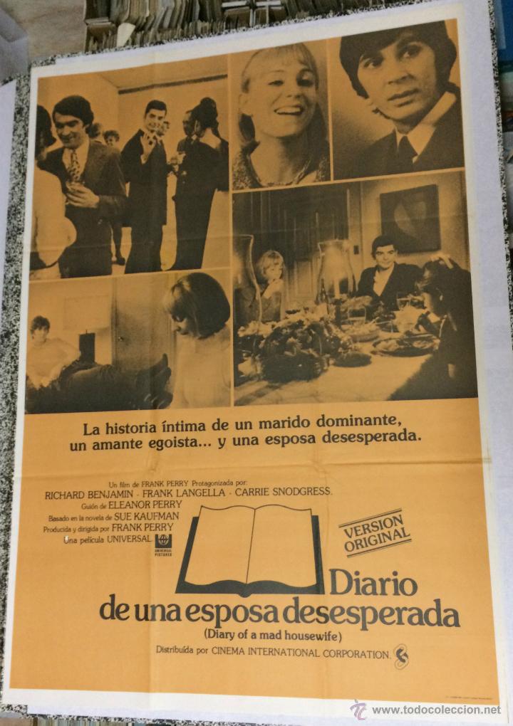 Cin&eacute;ma: DIARIO DE UNA ESPOSA DESESPERADA - Director: Frank Perry - Int&eacute;rpretes: Richard Benjamin, Frank Lang