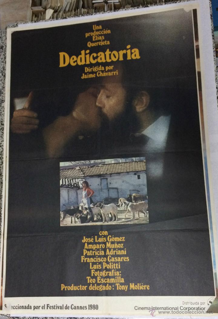 Cinema: DEDICATORIA - Director: Jaime Ch&aacute;varri - Int&eacute;rpretes: Jos&eacute; Luis G&oacute;mez, Amparo Mu&ntilde;oz, Patricia Adrian