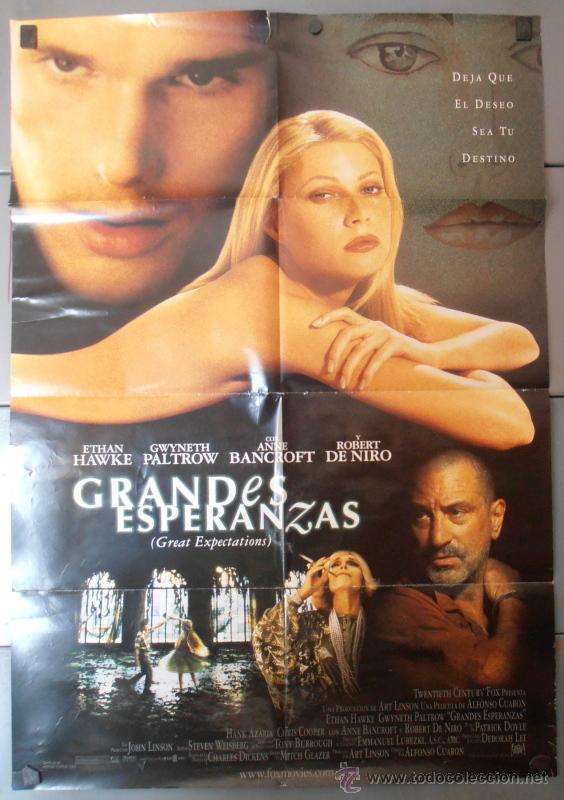 Cinema: GRANDES ESPERANZAS,CARTEL DE CINE ORIGINAL 70x100 cm CON ALGUN DEFECTO A 1&euro;,VER FOTO (10242)