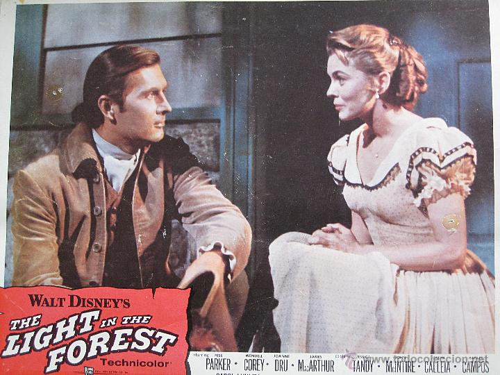 Cinema: The light in the forest lobby card original Estados Unidos Walt Disney Jessica Tandy