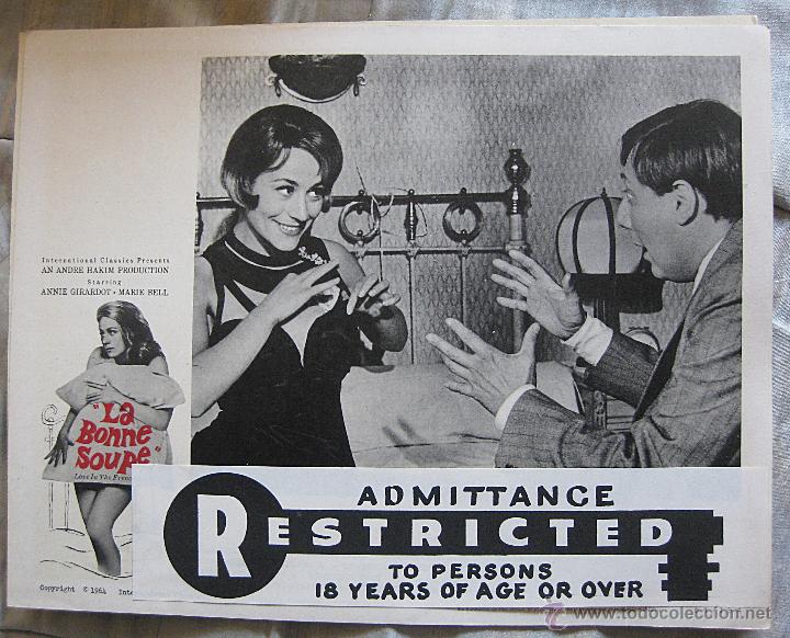 Cinema: La bonne soupe lobby card original Estados Unidos Annie Girardot Sacha Distel Marie Bell mayores 18