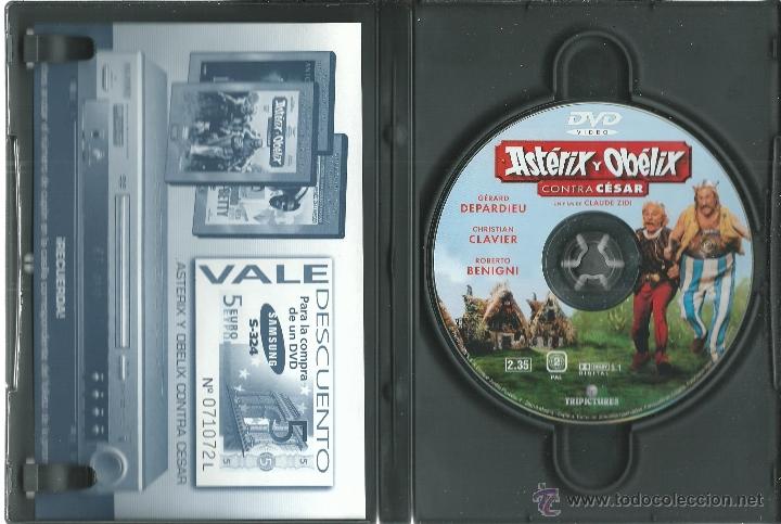 Cine: DVD DE ASTERIX Y OBELIX - CONTRA CESAR - Foto 2