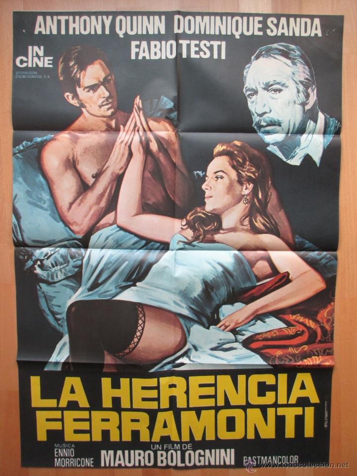 Cinema: CARTEL CINE, LA HERENCIA FERRAMONTI, ANTHONY QUINN, DOMINIQUE SANDA, 1977, C339