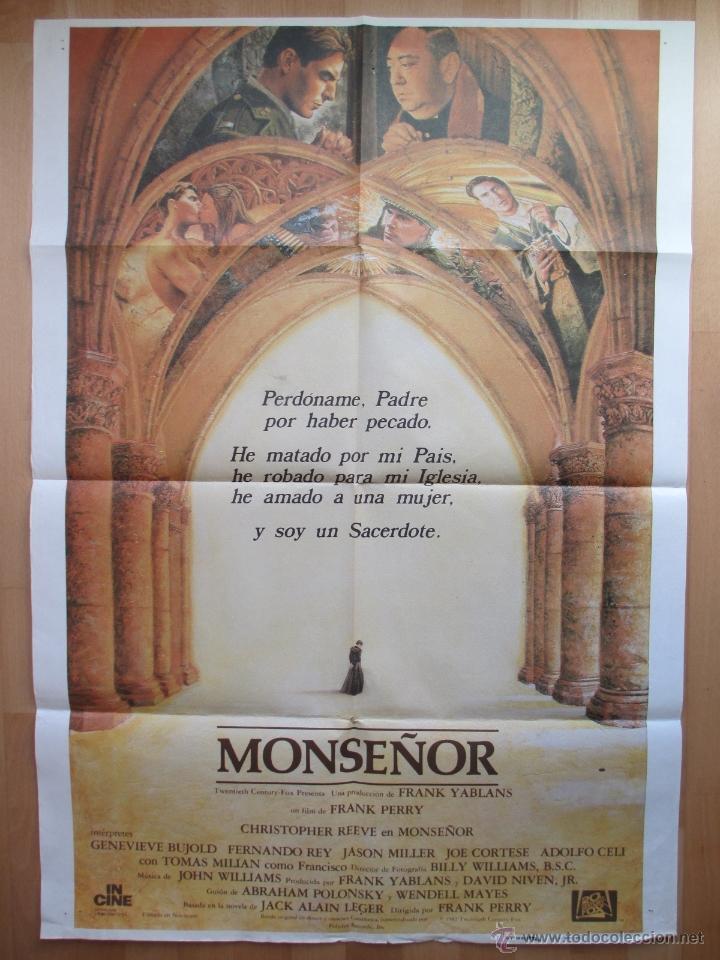 Cinema: CARTEL CINE, MONSE&Ntilde;OR, CHRISTOPHER REEVE, 1982, C363