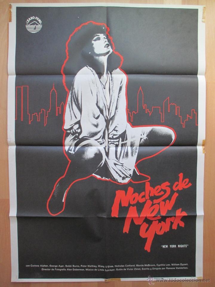 Cinema: CARTEL CINE, NOCHES DE NEW YORK, CORINNE ALPHEN, GEORGE AYER, 1983, C408