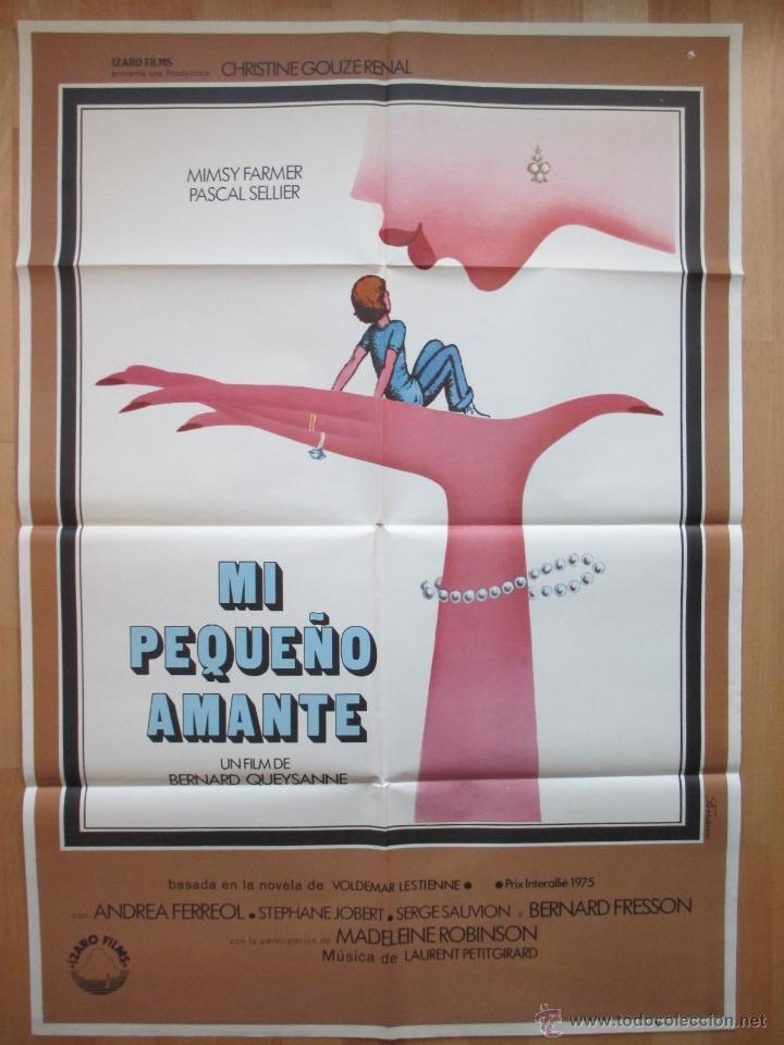 Cine: CARTEL CINE, MI PEQUE&Ntilde;O AMANTE, MIMSY FARMER, PASCAL SELLIER, FERRACCI, 1978, C422
