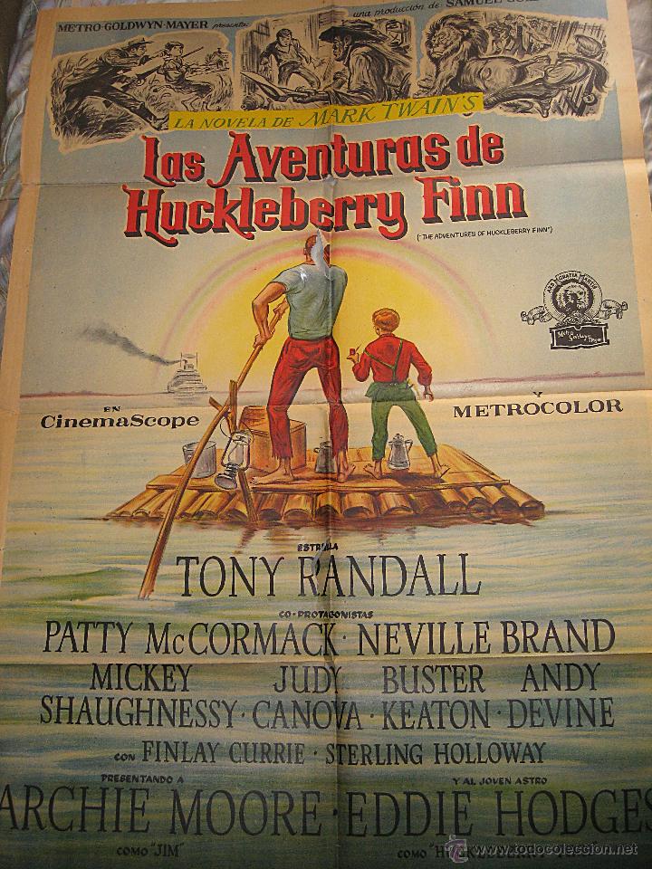 Cinema: Las aventuras de Huckleberry Finn cartel  Argentina  Michael Curtiz