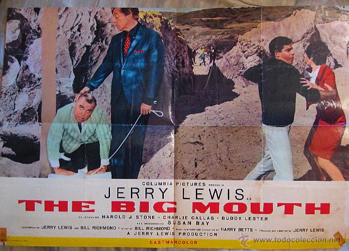 Cine: Jerry Lewis  cartel original Estados Unidos La otra cara del g&aacute;ngster The big mouth