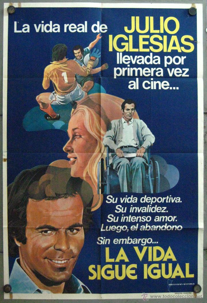 Vu60 La Vida Sigue Igual Julio Iglesias Inma De Comprar Carteles Y Posters De Películas De 6860